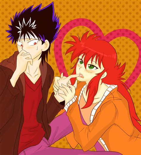 Hiei x Kurama by MLandAL on DeviantArt