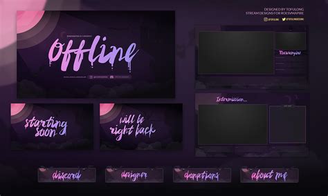 Twitch Packages for Streamers; Overlays, Scenes & more! on Behance