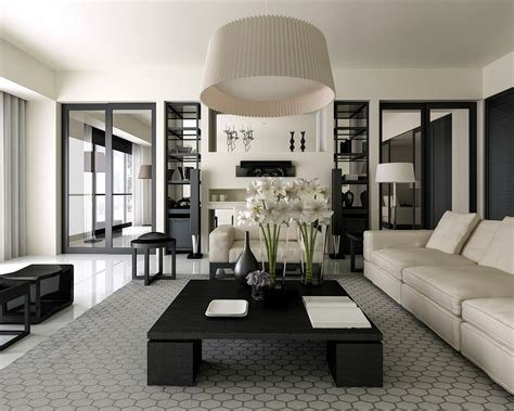 Classic and Chic: Black and White Living Room Decor - Decorilla Online ...