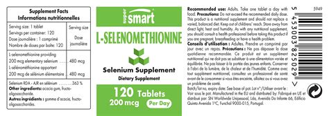 Selenium SL-Selenomethionine 200 mcg Multiple Benefits