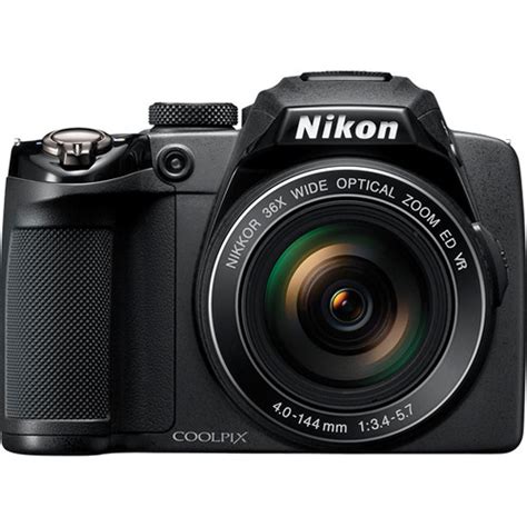 Nikon Coolpix P500 Digital Camera (Black) 26256 B&H Photo Video