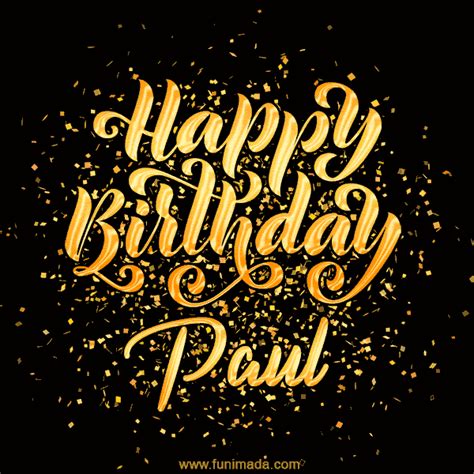 Happy Birthday Paul GIFs - Download on Funimada.com