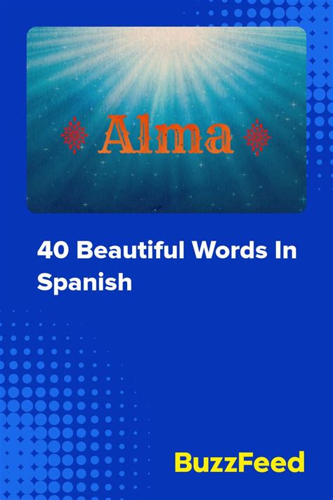 40 Beautiful Words In Spanish | Beautiful spanish words, Spanish words ...