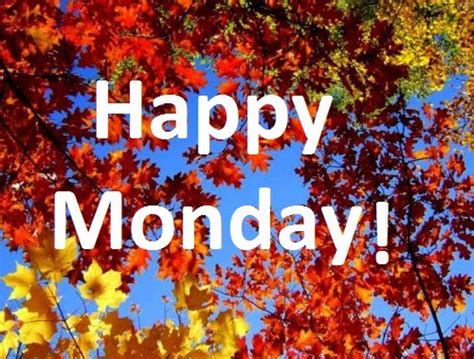 Happy Monday Fall Clip Art