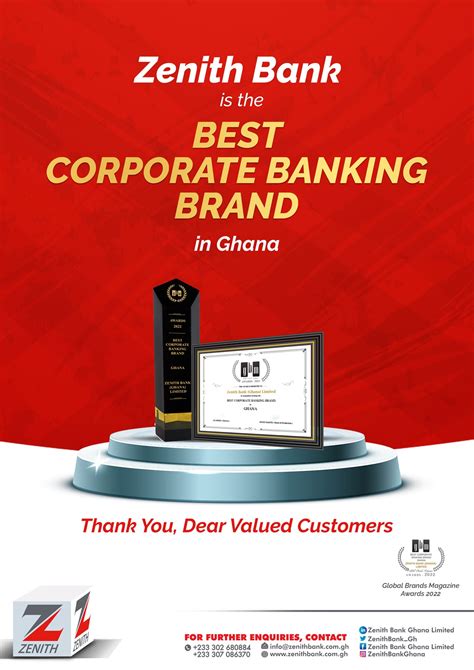 ZENITH BANK IS THE BEST CORPORATE BANKING BRAND IN GHANA - Zenith Bank ...