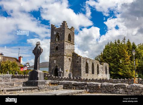 Ruins of the Cong Abbey also known as the Royal Abbey of Cong, in ...