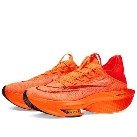 Nike Air Zoom Alphafly Next% 2 Total Orange, Black & Bright Crimson ...