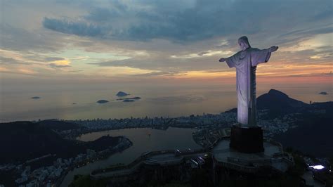 Cristo Redentor Sunset