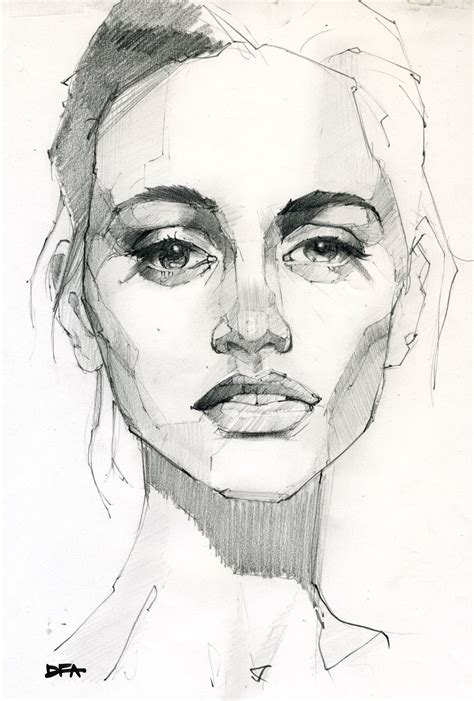 Woman Portrait Drawing at PaintingValley.com | Explore collection of ...