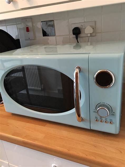 Retro light blue microwave | in Leigh-on-Sea, Essex | Gumtree