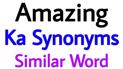 Synonyms of amazing | amazing ka synonyms | similar word of amazing ...