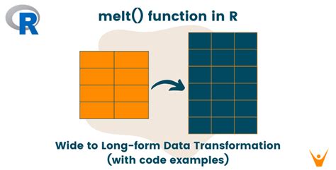 melt() function in R (with Code Examples)