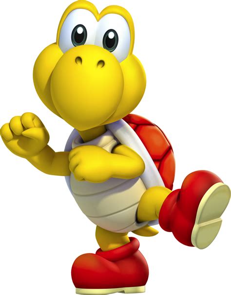 Uma tartaruga? Um dinossauro? Não: é o Koopa Troopa, o mais clássico ...