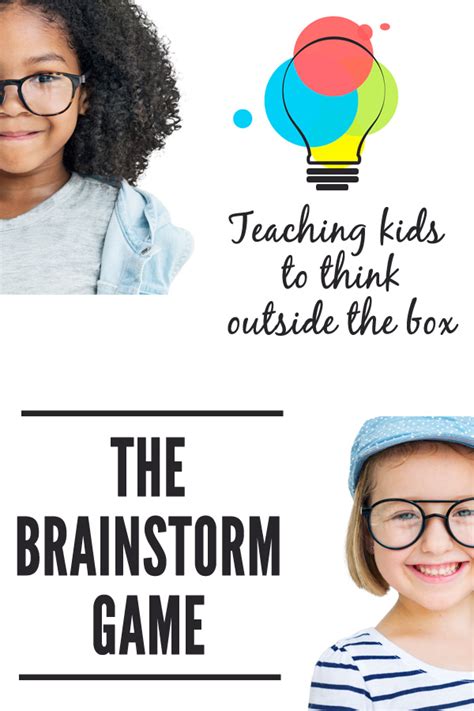 The Brainstorm Game: Teaching Kids to Think Outside the Box ...