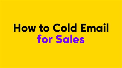 How to Cold Email for Sales - ProspectingToolkit