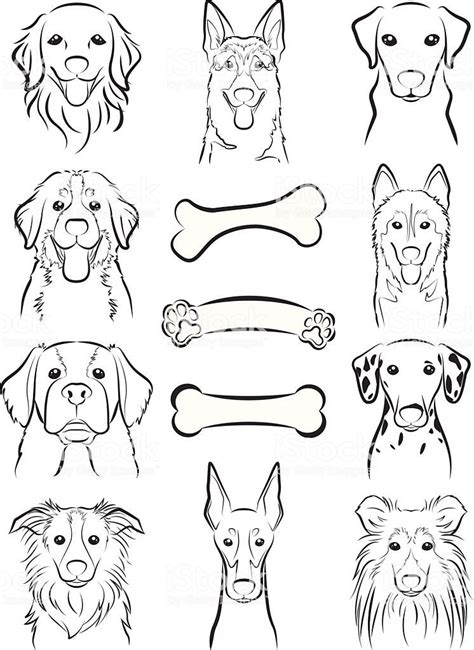 Dog / Line drawing royalty-free dog line drawing stock vector art ...