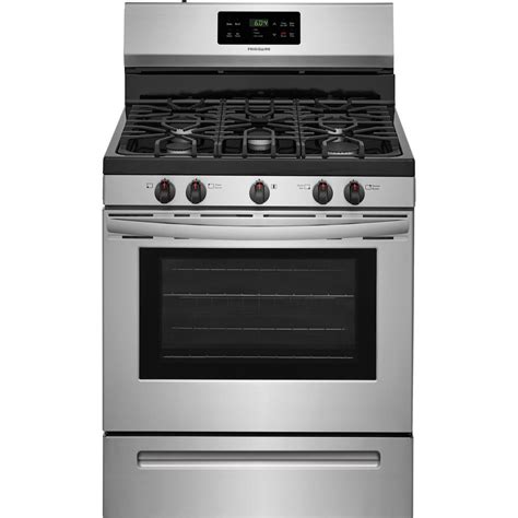 Frigidaire 30 in. 5.0 cu. ft. Gas Range with Self-Cleaning Oven in ...