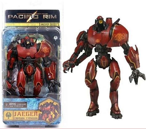 J&G Pacific Rim Jaeger Crimson Typhoon, Gipsy Danger Red Robot Action ...