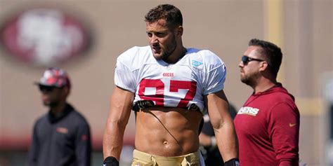 49ers star Nick Bosa has a burst fueled by sweat, sacrifice and a ...