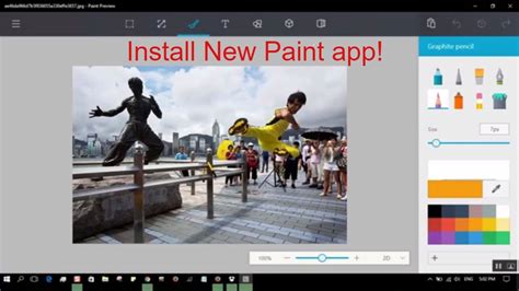 Microsoft Paint Preview - Tutorial how to install it now! - YouTube