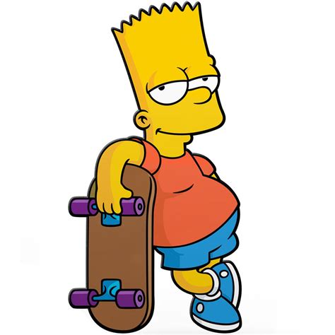 The Simpsons Bart Simpson with Skateboard FiGPiN Classic 3-Inch Enamel Pin