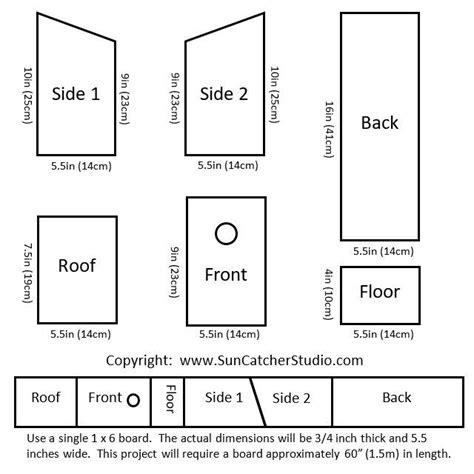 Birdhouse Plans (7 SIMPLE Steps with Pictures) | Bluebird house plans ...