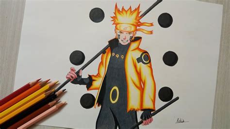 How To Draw Naruto Six Path Sage Mode - Naruto : Shippuden | Step By ...