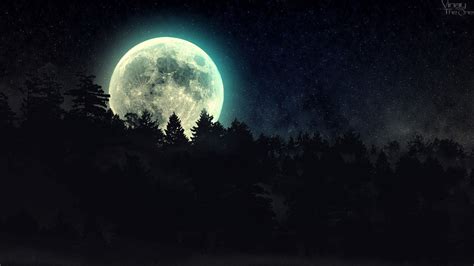 🔥 Free download Forest Moonlight HD Wallpaper FullHDWpp Full HD ...