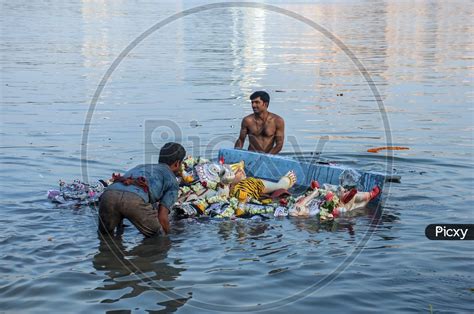 Image of Clean Ganga river from pollution.-JT185697-Picxy