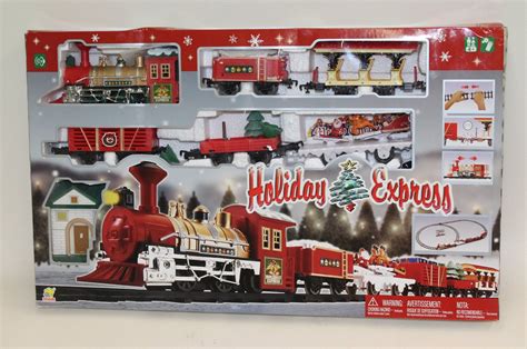 BNIB GOLDLOK Holiday Express Festive Train Set Christmas Tree ...