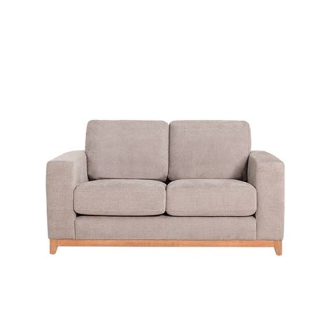 Willow 2 Seater Fabric Sofa - Light Grey