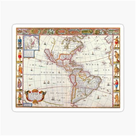 "Vintage World Map (18th century)" Sticker by pre9 | Redbubble