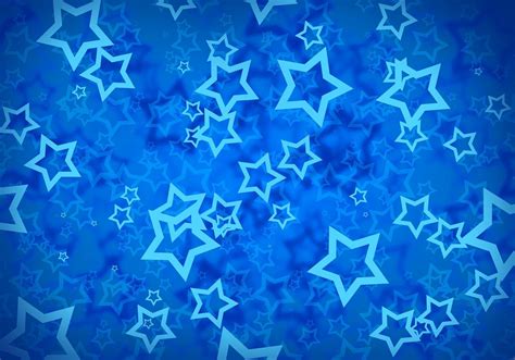 Blue Stars Background Wallpaper