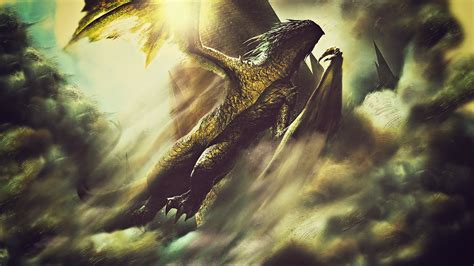 Gray dragon illustration, dragon, fantasy art, fan art, artwork HD ...