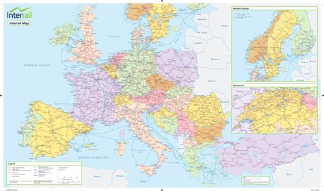 Large Detailed Railways Map Of Europe Europe Mapsland Maps Of The ...