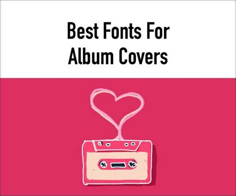 Best Fonts For Album Covers In 2023- Download Them Now