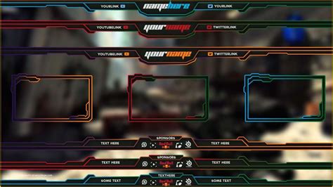 Free Twitch Overlay Template Of Free Twitch Overlay Template Pack 1 ...