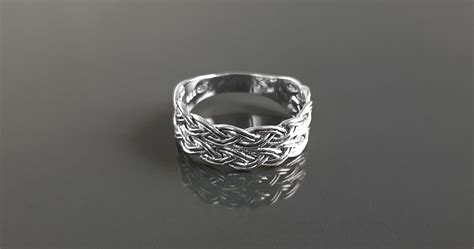 Celtic Ring, Plain Silver Ring, Silver Men Ring, Large Ring, Silver ...