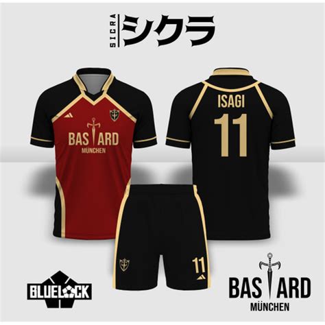 Jual Jersey Anime Blue Lock Bastard Munchen Cosplay Bola Manga - Satu ...