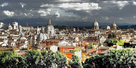 "Rome Skyline" by hans p olsen | Redbubble