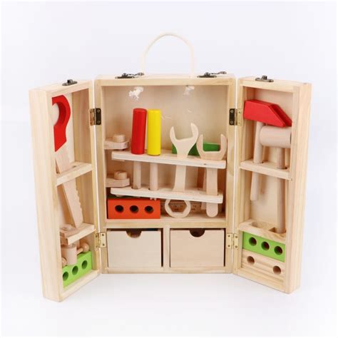 Wooden Kids Tool Box - Factory Price