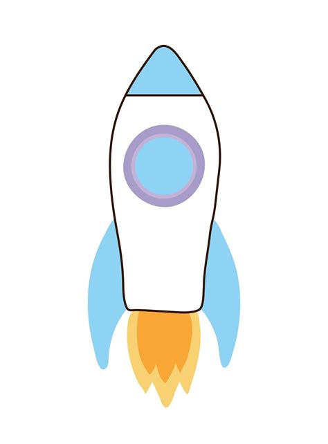 blue rocket design 2748674 Vector Art at Vecteezy