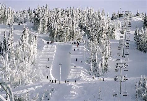 Tryvann park, Oslo, Norway. I'm not a very accomplished skier so this ...