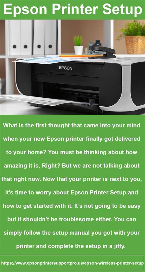 Epson Printer Setup in 2021 | Epson printer, Wireless printer, Printer