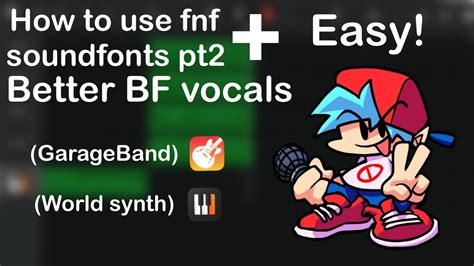 How to make a better BF voice for fnf & how to use other characters ...