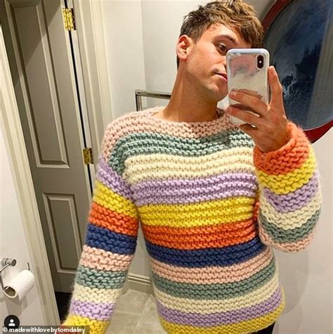 Tom Daley shows off his impressive knitting designs on new Instagram ...