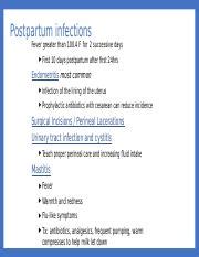 Postpartum Infections: Causes, Symptoms, and Treatment Options | Course ...