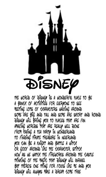 Disney Poem by JA-ThePoet on DeviantArt