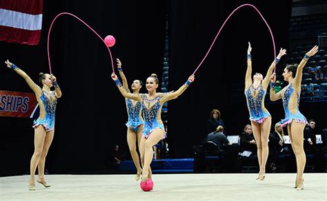 U.S. rhythmic group finishes 12th at Rhythmic World Championships • USA ...