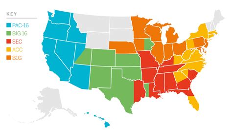 American Football Conference Map